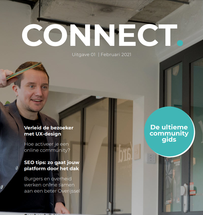 Het magazine CONNECT is de ultieme communitygids. Download hem gratis.